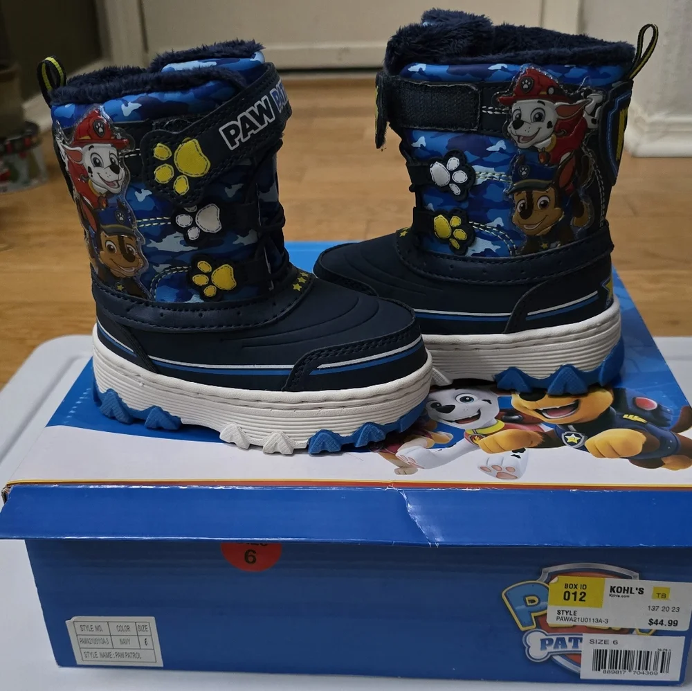 Paw Patrol Toddler Size 6 Navy - NIB